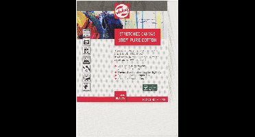 Talens spieraam wit 18x24cm - 100% katoenen doek - FSC mix