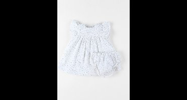 Noukie's - Jurk + bloomer - Katoen , gevoerd - - 12 maand 80