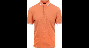 Suitable Kick Polo Oranje - Maat XL - Heren - Polo shirt Heren met Korte mouw