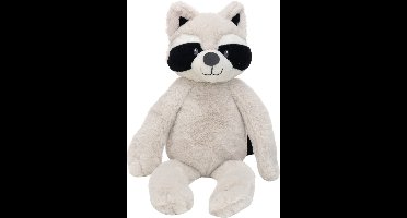 Happy Horse Wasbeer Raf Knuffel 34 cm - Grijs - Baby knuffel