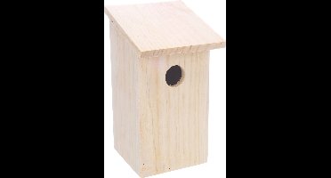 Flamingo Nestkastje Bizi Hout – FSC-gecertificeerd Dennenhout, Weerbestendig, Mooi Design voor in uw Tuin