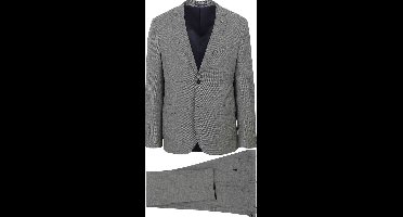 Suitable Kostuum Lucius Birdseye Wol Grijs - Maat 48 - Heren