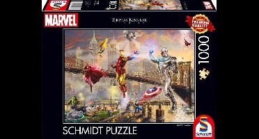Schmidt puzzel Marvel Iron Man 1000 stukjes legpuzzel volwassenen.