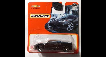 2020 CORVETTE C8 CHEVROLET BLACK/CHROME MATCHBOX 20/200 1:64