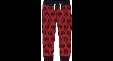 Marvel Spiderman - Joggingbroek / Vrijetijdsbroek - Rood/Zwart - Maat 104
