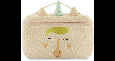 Trixie Lunchtas - Mrs. Unicorn - Koeltas voor kinderen - Met naamlabel - Thermische Tas voor Lunch - Roze