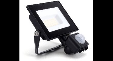 Integral LED Breedstraler 20W 4000K Koel Wit 2000lm Zwart IP65 | met sensor | Geen fitting | 20 watt | 25.000 Branduren