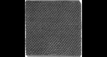 Dutch House Bidetmat Caorle - Bidetmat 60x60cm - Antraciet - Antislip - Badmatten - Anti Slip Douchemat - Badkamer Mat - Snel Absorberend - Snel Drogende Badmat - Bidetmat - WC mat - Toiletmat voor hangend toilet