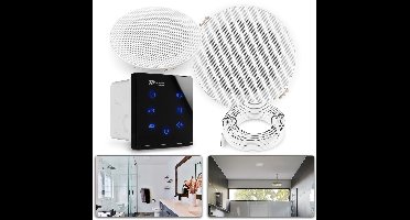 Power Dynamics A50 badkamerspeaker set - Bluetooth speaker voor badkamer - 5 Inch - 80W - Zwart