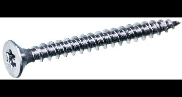 Torx Spaanplaatschroeven - 3.5 x 30 TX-15 - Gehard - Verzinkt - 200 stuks