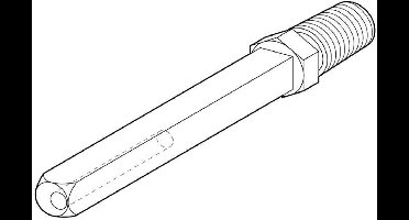 Wisselstift M12 8x80mm heso