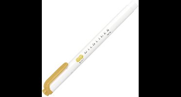 Zebra Mildliner Double-Sided Highlighter - Fine / Bold – Mild Mimosa Yellow / WKT7-MMY - New Color