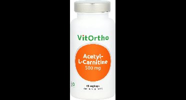 VitOrtho Acetyl-L-Carnitine 500mg 60 Vegetarische capsules