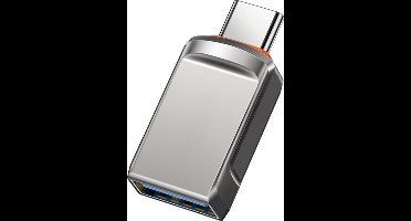 FuturiQ - USB Type C - USB 3.0 OTG Adapter - Zilver | Gegevensoverdracht, Opladen & Apparatsynchronisatie voor Smartphones, Tablets en Laptops