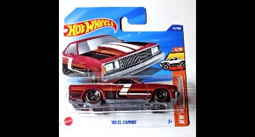 HOT WHEELS EL CAMINO '80 PICKUP NIGHT RED 43/250 HW HOT TRUCKS 4/10