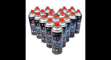 Eurocatch Gas Cartridge - Butaangas - Gasflessen - Gasbussen - Butaan Gasbussen - Navulling - 227g - 20 Stuks - Noodpakket