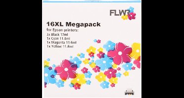 FLWR - Cartridges / Epson T1631/2/3/4 Megapack / / Geschikt voor Epson