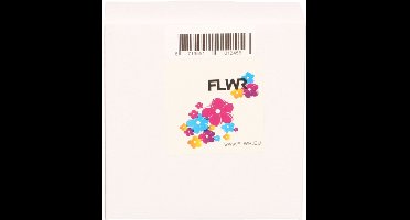 FLWR - Labelrol / DK-22214 / Wit - geschikt voor Brother