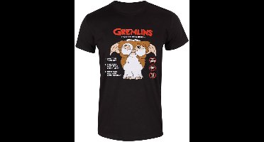 Gremlins The Rules Heren T-shirt - zwart - M