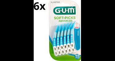 Gum Soft-Picks Advanced Small - 6 x 60 Stuks - Voordeelverpakking