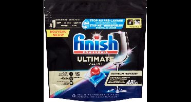Finish Powerball - Ultimate All in 1 - Vaatwastabletten - Activelift - 15 Capsules
