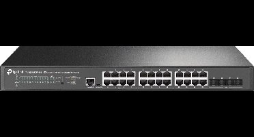 TP-Link Omada SG3428XPP-M2 netwerk-switch Managed L2+ 2.5G Ethernet (100/1000/2500) Power over Ethernet (PoE) 1U Zwart