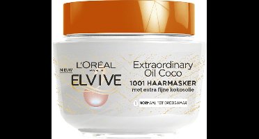 3x L'Oréal Elvive Extraordinary Oil Kokos Haarmasker 300 ml