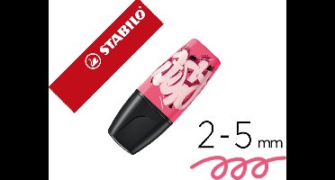 STABILO BOSS MINI Snooze One markeerstift, roze 10 stuks