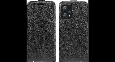 Just in Case hoesje geschikt voor Realme 9 5G - Flip Case met Pasjeshouder - Zwart