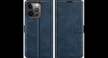 Just in Case hoesje geschikt voor iPhone 13 Pro - Wallet TPU Hoesje - Blauw