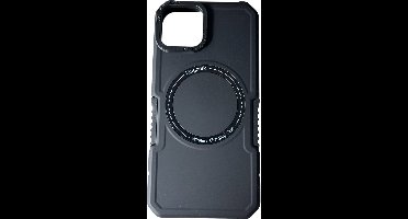 Schokbestendige Telefoonhoesje met Magnetische Draadloos opladen - Geschikt voor de iPhone 14 Plus / 15 Plus - Zwart