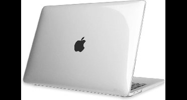 Hard Case geschikt voor MacBook Air 13 inch - Transparante Hoes Cover Hoesje geschikt voor MacBook Air 13 inch M1 / 2020 / 2019 / 2018