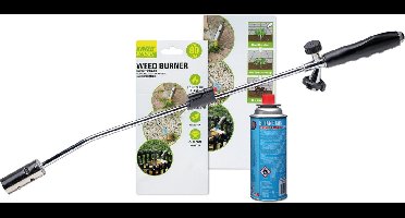 Kinzo Onkruidbrander met Regelbare Gastoevoer Inclusief Gasfles – Voordeelset