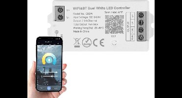 Losse wifi controller voor Dual White led strips - Werkt met IKEA Tradfri, Osram Lightify en Tuya Smart Life