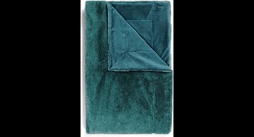 ESSENZA Furry Plaid reef green - 150x200 cm