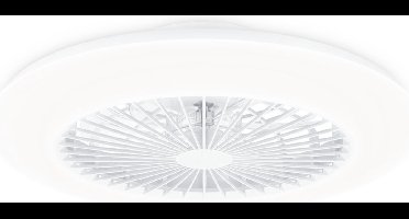 Philips Amigo Ventilator - Energiezuinige LED verlichting - Plafondlamp - Instelbare kleurtemperatuur - 48,5 cm diameter -Afstandsbediening - Wit