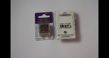 Splitring gehard Antiek Koper 8 milimeter 50 Stuks