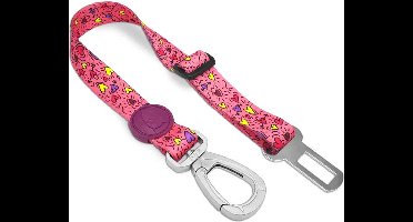 Morso - Honden Autogordel Gerecycled Pink Think Roze