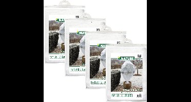 Nature plantenhoes - 15x stuks - H75 x D48 cm - wit - anti-vorst planten beschermhoes