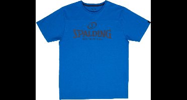 Spalding Essential Logo T-Shirt Heren - Royal | Maat: S