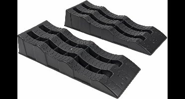 HBM 3000 Kg. Oprijbokken Wielbalancers Set Voor Auto 610 x 210 x 120 mm.
