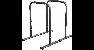 Gorilla Sports Dip Bars Deluxe - Push up stand bar - Parallettes - Zwart