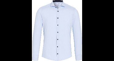 Pure The Functional Shirt Lichtblauw - Maat 44 - Heren - Overhemden Formeel
