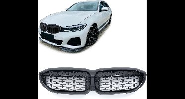 Diamant Sport Grill Nieren Passend Voor Bmw 3 Serie G20 G21 Glans Zwart M Look 320 330 340 Styling
