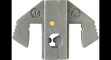 TOOLCRAFT PLE-0A6 Krimp-onderdelen Geïsoleerde platte stekkerhulzen Krimpbereik: 4.0 tot 6.0 mm² Geschikt voor merk: TO
