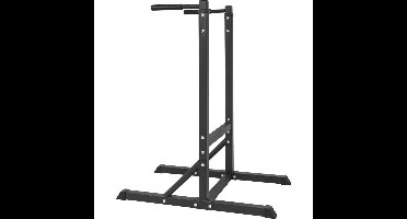 Gorilla Sports Dip Station - Zwart - Krachtstation - Belastbaar tot 150 kg
