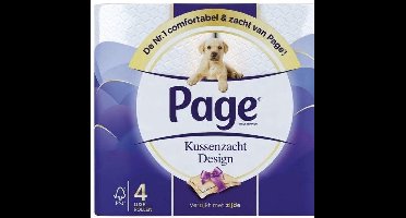PAGE TOILETPAPIER KUSSENZACHT DESIGN 4 ROL 6x