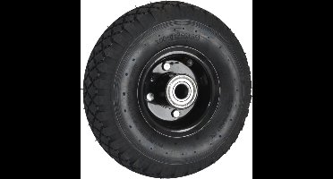 Topgear Neuswiel luchtband 3.00-4 - Stalen velg - Kogellagers - 1455 gram - Zware lasten