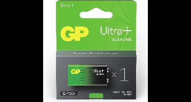 9V Ultra+ Alkaline G-Tech batterij