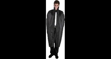 Halloween Dracula cape - voor volwassenen - zwart - L127 cm